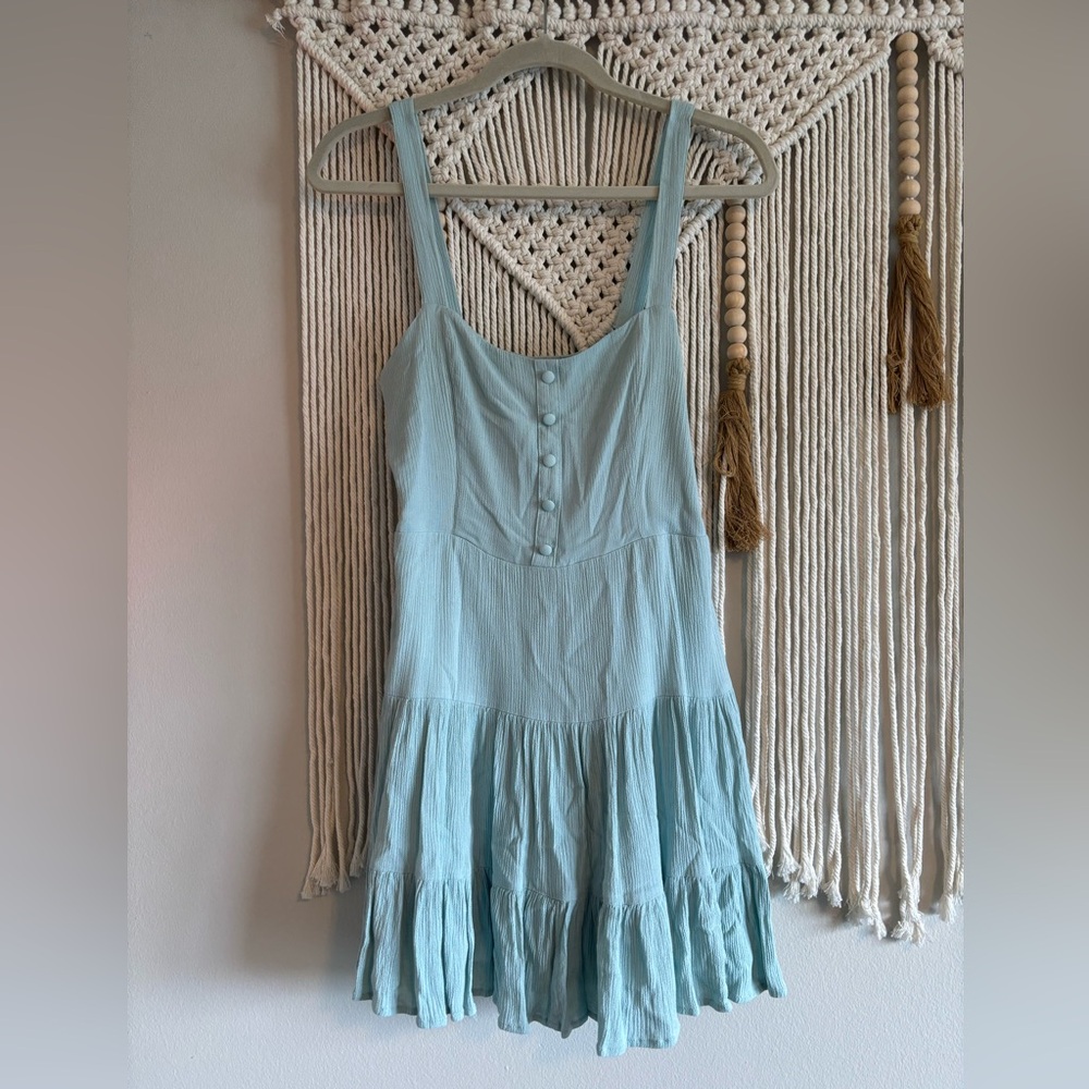 Forever 21 Light Blue Mini Dress - Picture 5 of 7